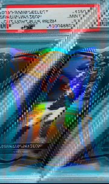 Deshaun Watson /99 SP 2019 Select Premier Level Die Cut Blue Prizm #150 PSA 9 MT