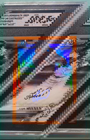 2021 Bowman Chrome Luis Mieses Auto /25