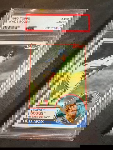 1983 Topps Wade Boggs PSA 9 #498 Boston Red Sox RC