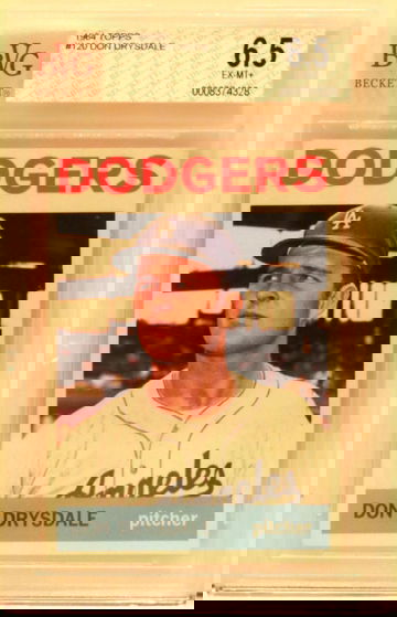 1964 Topps #120 Don Drysdale BVG 6.5 EX-MT +