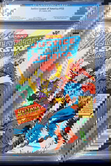 JUSTICE LEAGUE OF AMERICA #153, CGC 9.4 NM