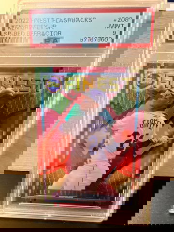 2022 Finest Flashbacks #208 Ken Griffey Jr Red Refractor /5 SP