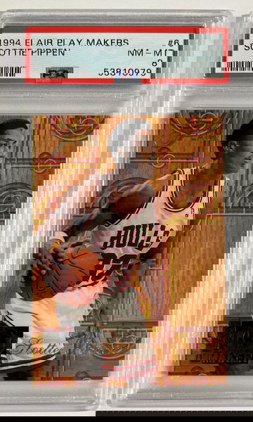 1994 Flair Play Maker Scottie Pippen PSA 8 #6