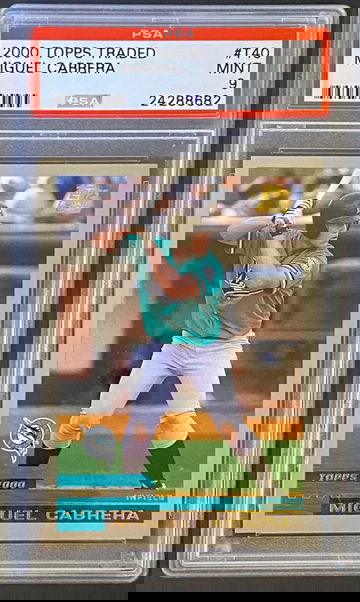 Miguel Cabrera 2000 Topps Traded T40 PSA 9