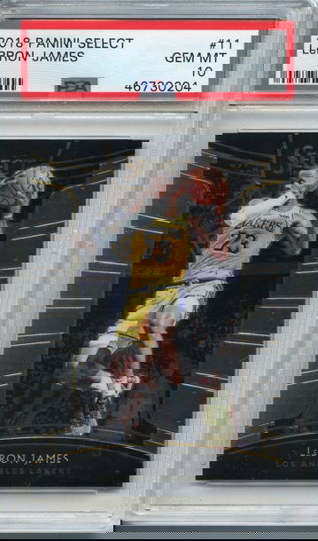 Lebron James Select Lakers PSA 10