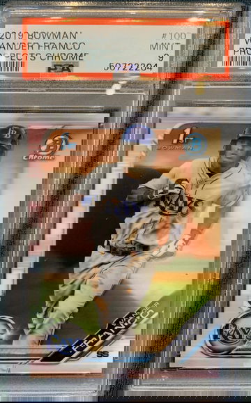 2019 Bowman Chrome Wander Franco PSA 9