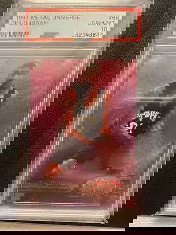 1997-98 Metal Universe Tim Duncan RC PSA 10