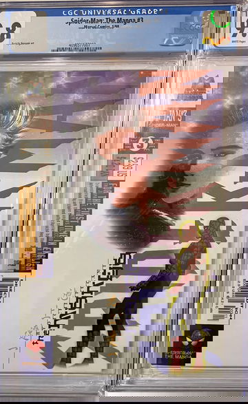 SPIDER -MAN: THE MANGA # 3 MARVEL COMICS 1998 CGC 9.8 WHITE PAGES SHARP BOOK!