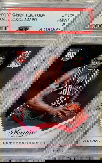 2013 Panini Prestige Giannis Antetokounmpo PSA 9