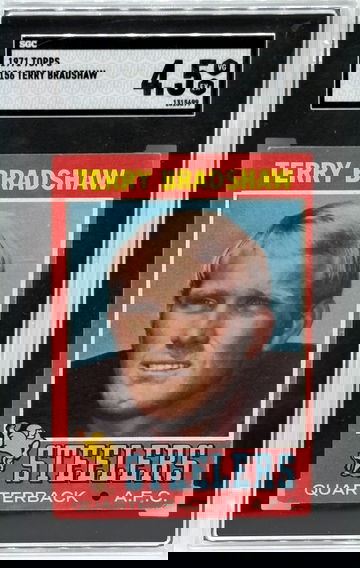 1971 Topps Terry Bradshaw Rookie SGC4.5