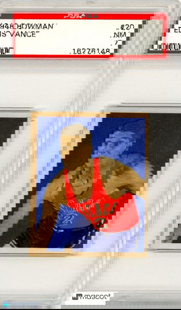 1948 Bowman Ellis Vance Rookie #20 PSA 7 P1374