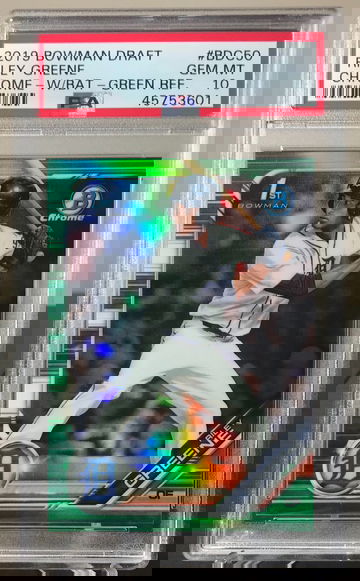 Riley Greene Green Refractor 93/99 2019 Bowman Draft