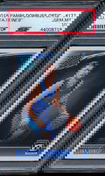 2018 Panini Donruss Optic #177 Luka Doncic RC Rookie PSA 10 8218