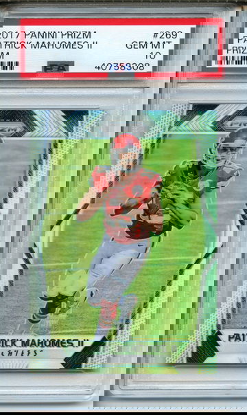 2017 Panini Prizm Patrick Mahomes #269 PSA Gem Mint 10