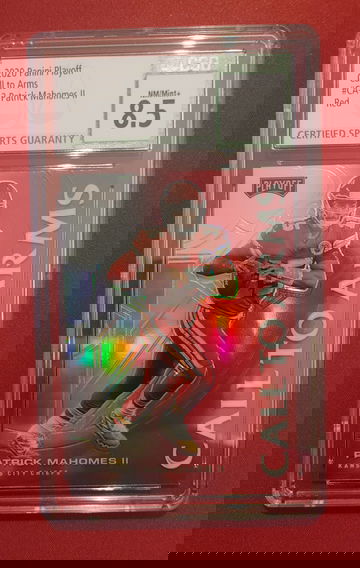 2020 Panini Playoff Red Call To Arms Kansas City Chiefs Patrick Mahomes