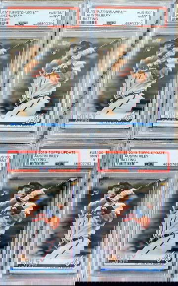 Austin Riley PSA 9 x 4 Update Rookie