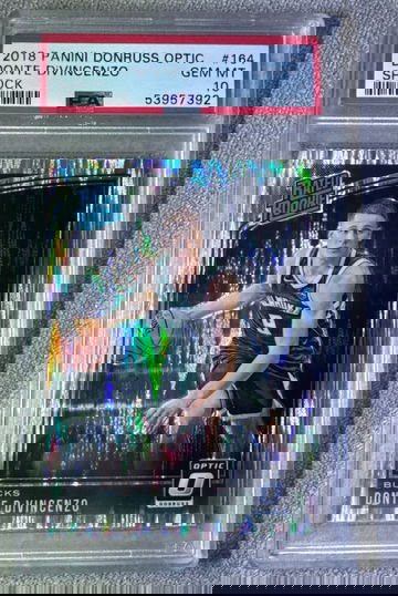 2018 Optic Shock Holo Donte DiVincenzo Rookie Prizm PSA 10 Rc