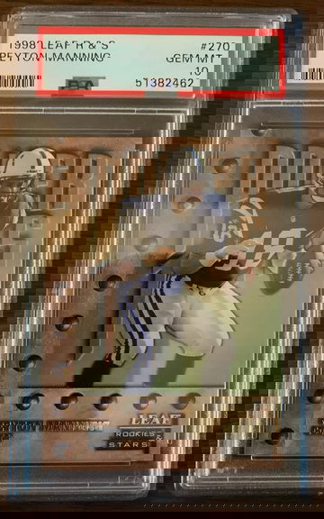 1998 Leaf R&S Peyton Manning #270 PSA 10