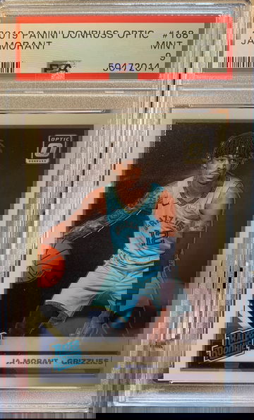 2019 Panini Donruss Optic JA Morant Rookie Card #168 PSA 9 MINT 