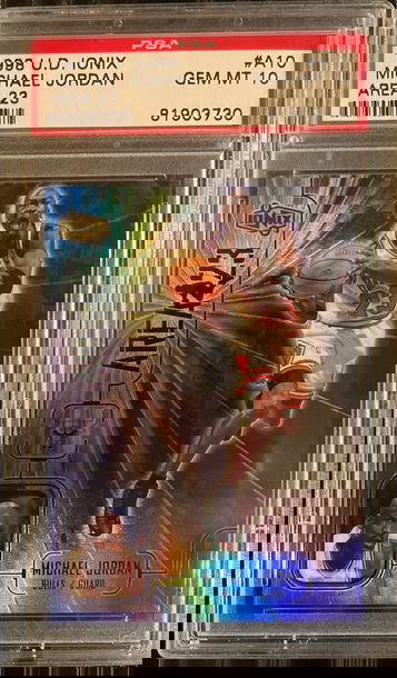 1998 UD Ionix Area 23 #A10 Michael Jordan HOF Goat Bulls PSA 10 GEM MINT