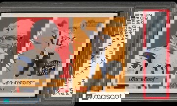 TOM BRADY 2002 TOPPS HERITAGE REAL ONE RED INK AUTO #/57 ON CARD AUTOGRAPH PSA