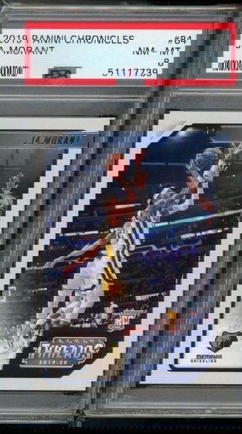 2019 Chronicles Threads Ja Morant PSA 8