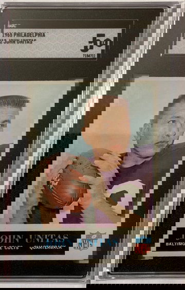 1965 Philadelphia Johnny Unitas SGC 5