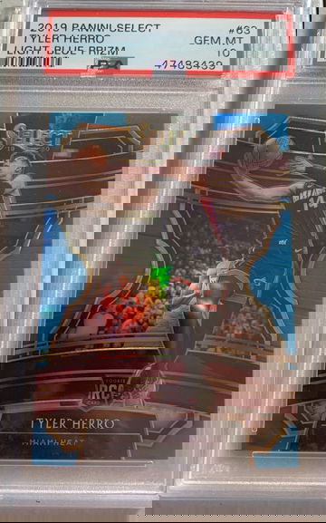 2019 Select Tyler Herro Light Blue RC /299 PSA 10
