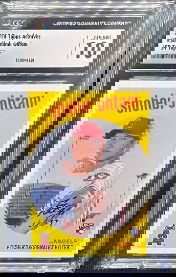 2018 Topps Archives #50 Shohei Ohtani RC CGC 10 Gem Mint