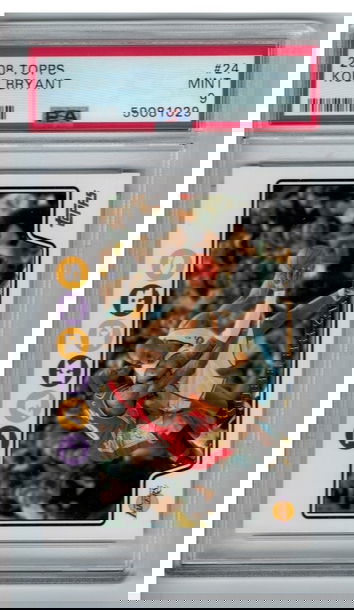 2008 Topps Kobe Bryant PSA 9