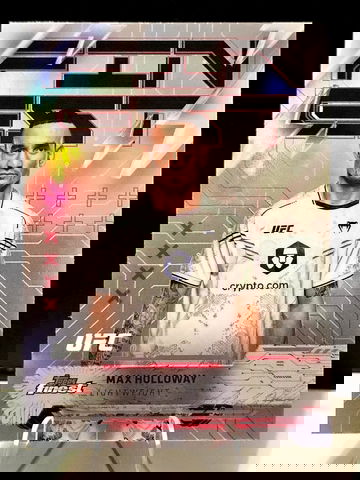 MAX HOLLOWAY  RARE Refractor  2025 TOPPS FINEST UFC  SP