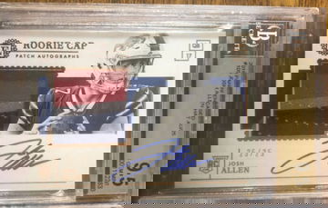 2018  Panini Encased Josh Allen #105 Beckett 9.5 Card Auto 10  25/25