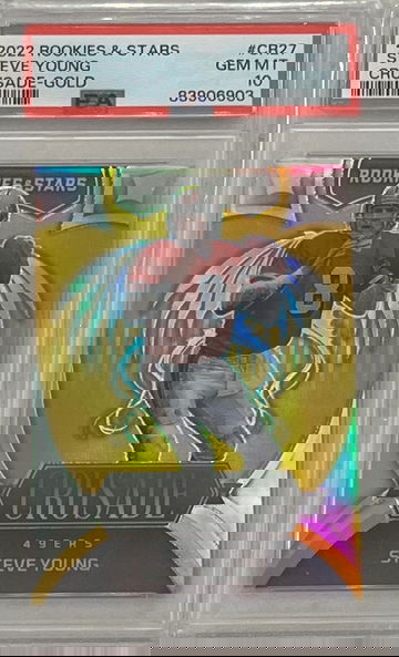 2022 Rookies & Stars Steve Young Crusade Gold /10 PSA 10