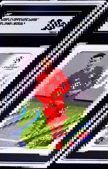 2020 Topps UEFA Japan Jamal Musiala #81 RC SGC 10