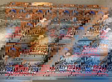 2019 Topps Update Walgreens Hanger Box Lot 10x