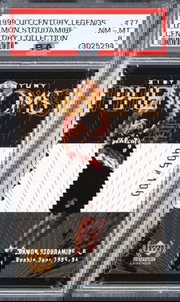 1999 Upper Deck Century Legends Century Collection #77 Damon Stoudamire /100 PSA 8