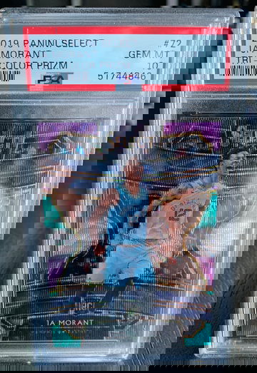 2019 Select Concourse Ja Morant Tri Color Prizm PSA 10