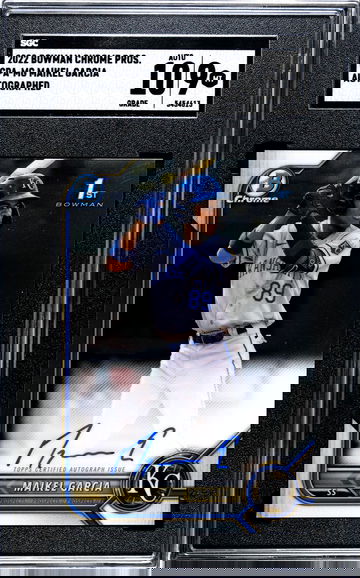 2022 Bowman Chrome Maikel Garcia CPA-MG Auto