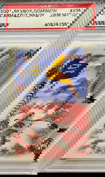 2000 Skybox Tom Brady Rookie PSA 10 #234