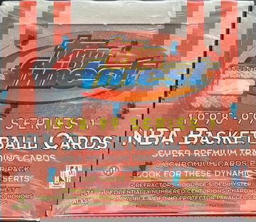 1998-1999 Topps Finest Series 1 Basketball Hobby Box