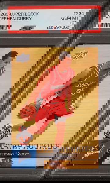 2009 Upper Deck Stephen Curry #234 Rookie RC PSA 10