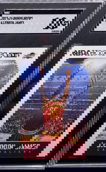 2015 Panini Hoops Lebron James Chock toss SGC 10