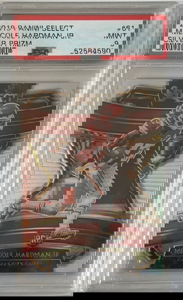 2019 Panini Select Mecole Hardman Jr Silver Prizm RC Rookie PSA 9 Chiefs