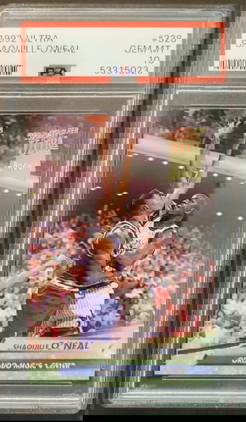 1992-93 Fleer Ultra #328 Shaquille O'Neal PSA 10 GEM MT RC