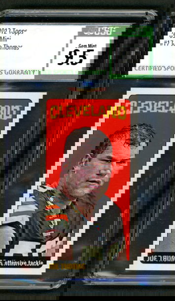 2012 Topps 1965 Mini Joe Thomas #17 CSG 9.5 Gem Mint
