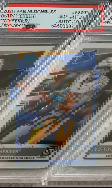 2020 Optic Preview Justin Herbert AUTO
