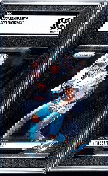 2024 Panini Prizm #177 Tyreek Hill SGC 8