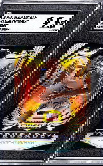 2020-21 Panini Prizm Draft Picks #82 James Wiseman Crusade Silver Prizm