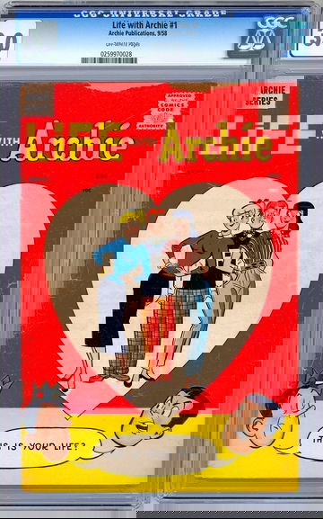 LIFE WITH ARCHIE #1 CGC 3.0 ARCHIE COMICS CLASSIC RARE HTF PREMIERE ISSUE 1958