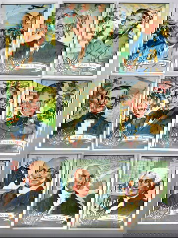 1972 Topps U. S. Presidents Non Sports Cards lot of 27 Each 25 Diff